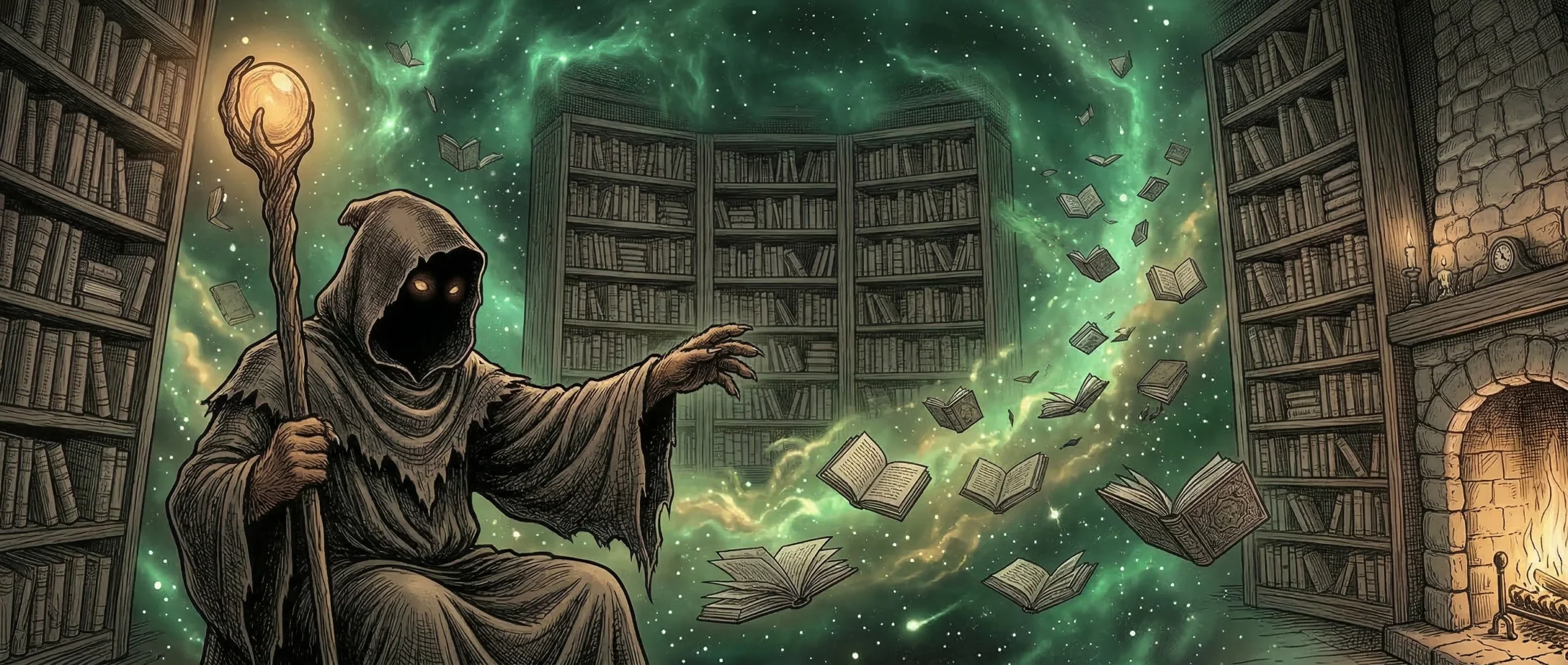 The Squirrel King poses a question during the book recommendation quiz